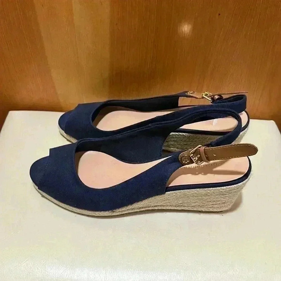 Tommyhilfiger wedges, blue size 9 1/2 - Picture 1 of 7